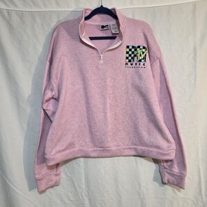 MTV XXL Pink Quarter-Zip Sweater